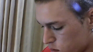 Attractive Yuri fires up his cig & sits on the toilet for his sexy smokin & s