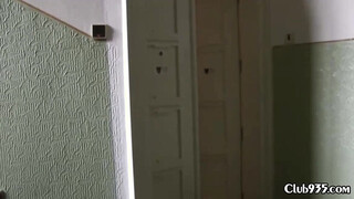 Teen beautiful babe ends with cum in moth after sex