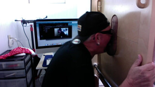 Latino Daddy Gloryhole Fuck