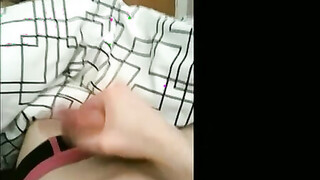 Sean Taylor shows off his morning boner & uncut hard dick