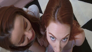 Vanna Bardots bestfriend Lacy Lennon sharing my shaft making me cum