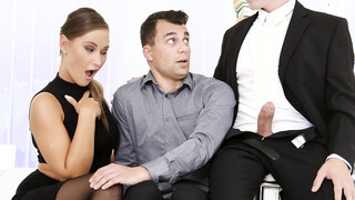 Bisex guy intimidating lovers!