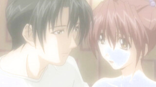 Anime babe gets facialized